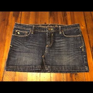 Abercrombie and Fitch Jean Mini Skirt